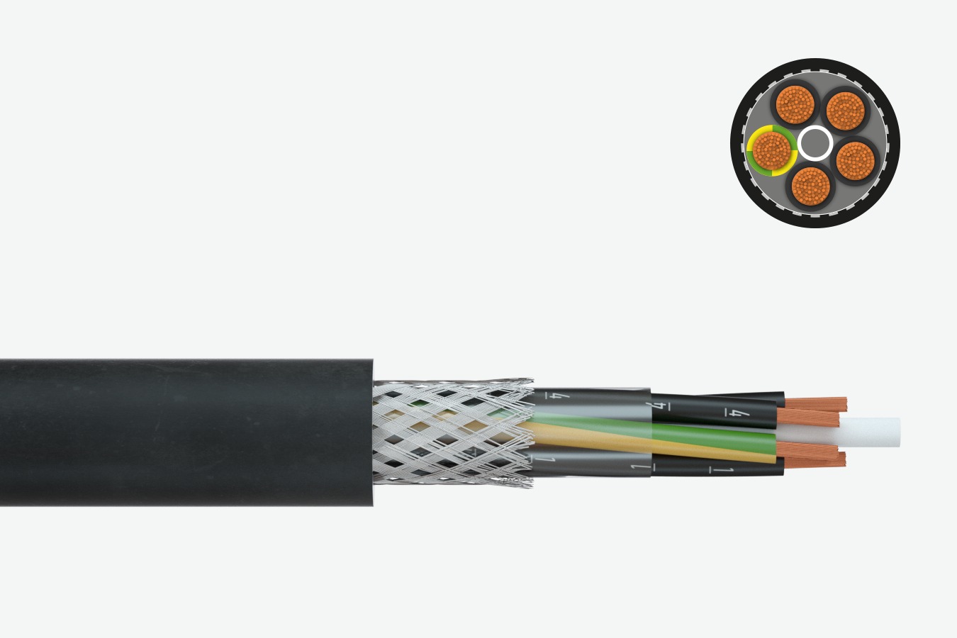 Изображение кабеля HSLCH 600 Screened FRNC control cable Faber Кabel