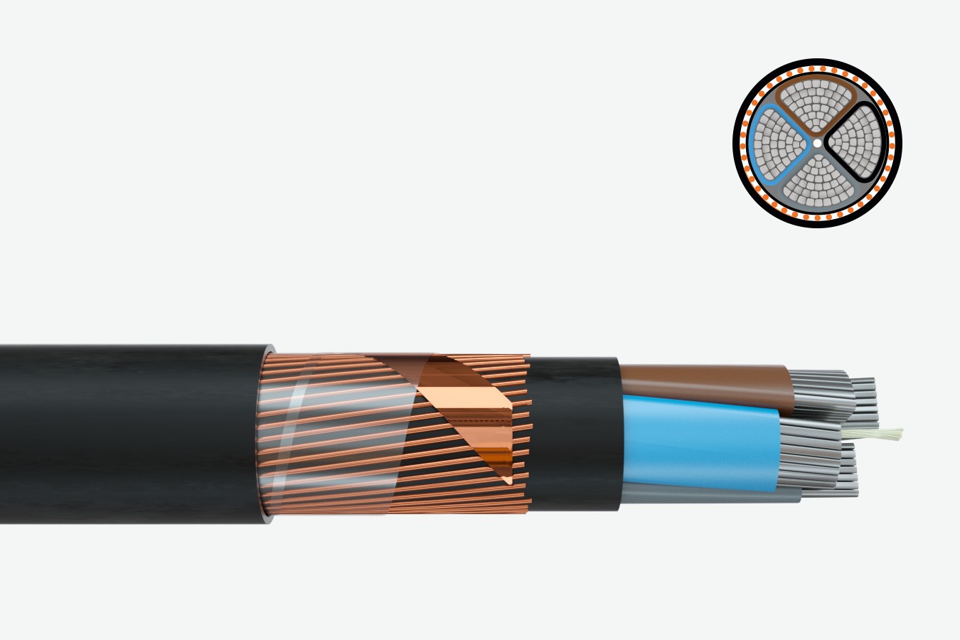 Изображение кабеля FRNC power cable (N)A2XCH Faber Кabel