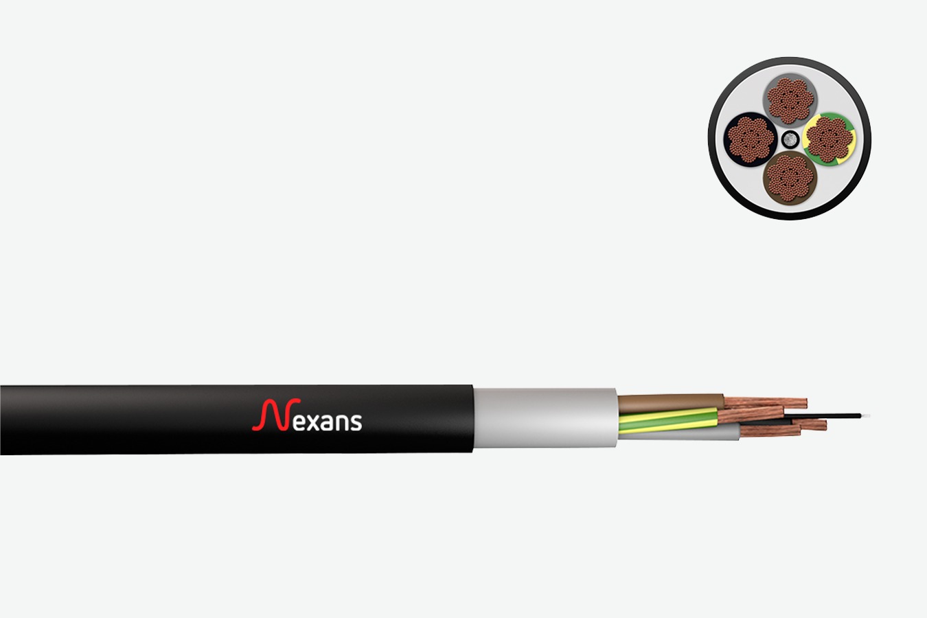 Изображение кабеля Cable for festoon application Nexans Rheyfestoon® (N)3GRDG5G Faber Кabel