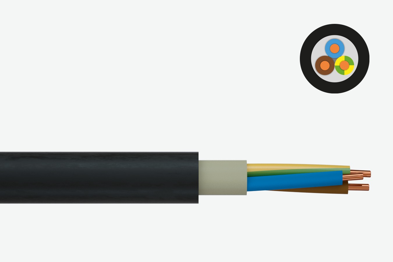 Изображение кабеля NYY Power cable Faber Кabel