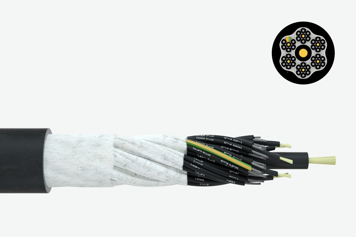 Изображение кабеля Spreader basket cable TRATOSCOILFLEX® Faber Кabel