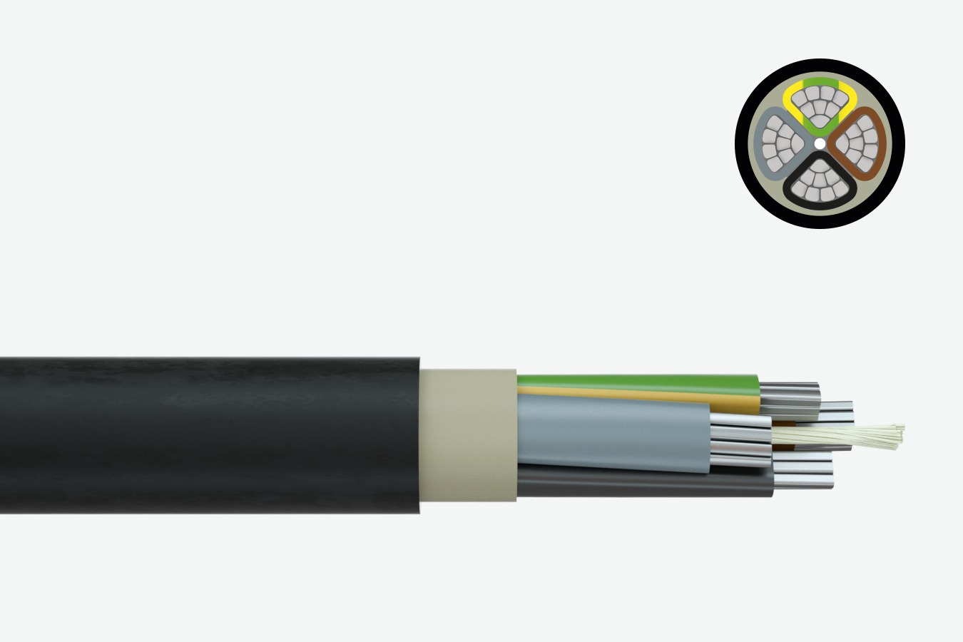 Изображение кабеля Power cable E-AYY-J/-O Faber Кabel