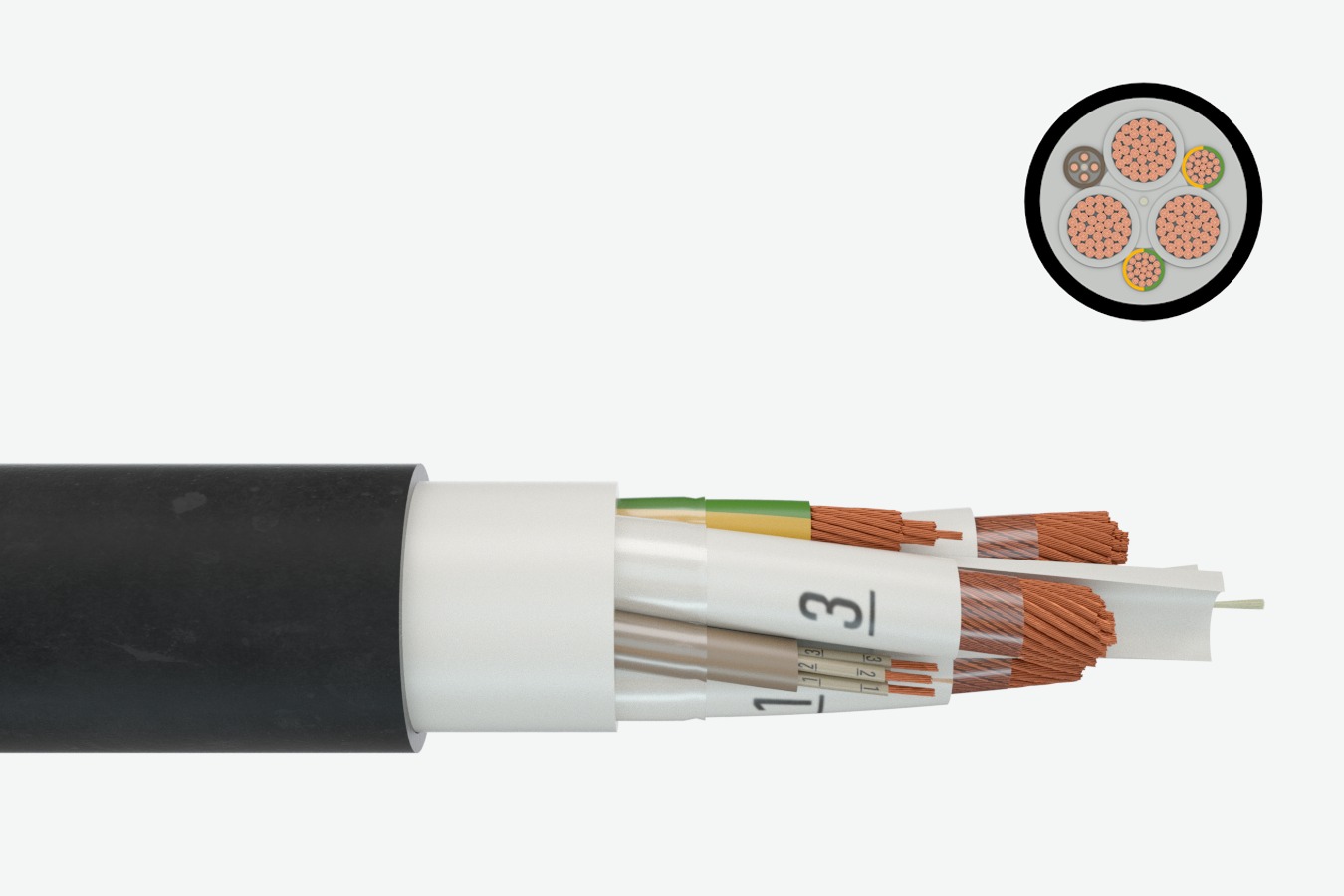 Изображение кабеля Shore connection cable Protolon(SC)® (N)TSKWOEU Faber Кabel