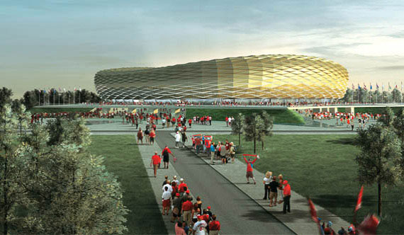 Предварительная концепция стадиона в Калининграде 